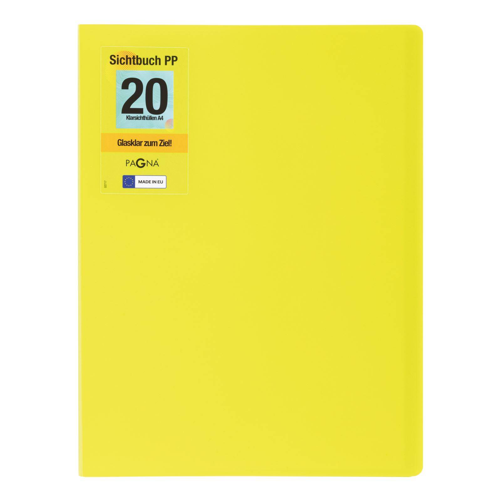 PAGNA Sichtbuch "School", DIN A4, mit 20 Hüllen, lindgrün-0
