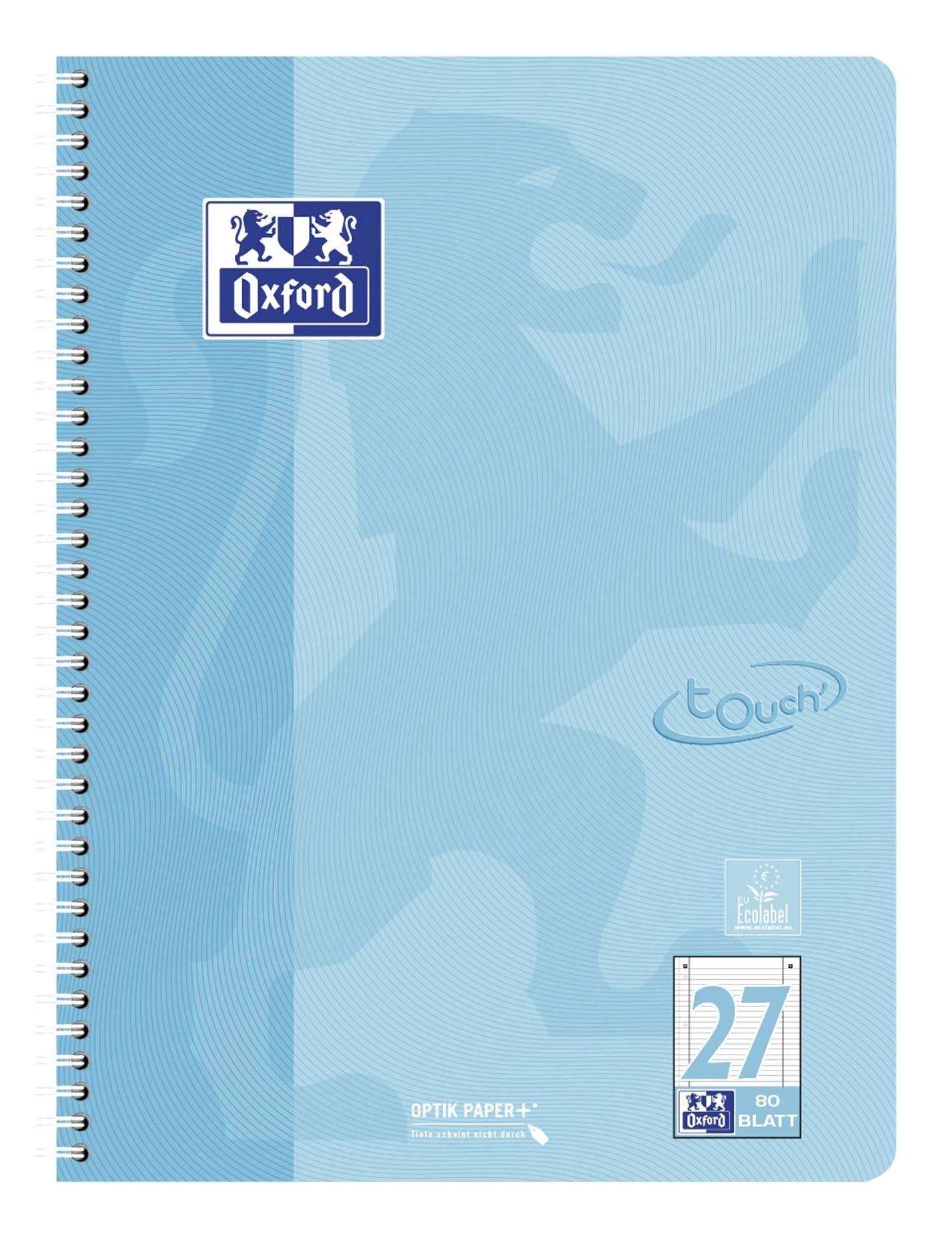 Oxford Collegeblock Touch Pastell, DIN A4+, liniert-3