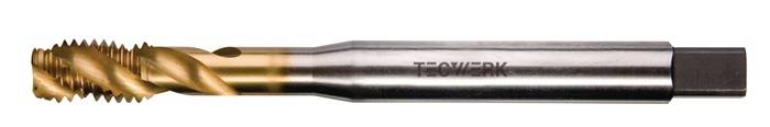Maschinengewindebohrer DIN 371C M3x0,5mm HSS-Co TiN 6H TECWERK-0