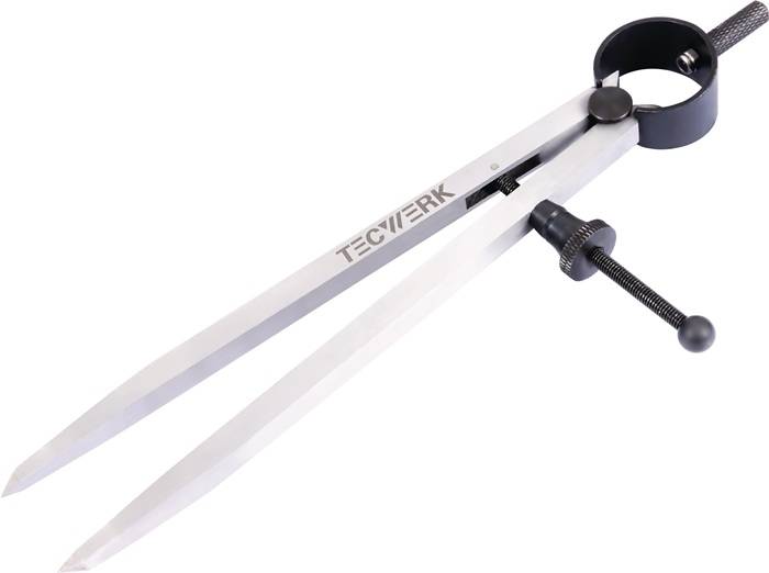 Federzirkel L.150mm m.Schnellspannmutter TECWERK-1