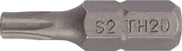 TECWERK Bit P829195 1/4 ? T 30 Länge 25 mm mit Bohrung