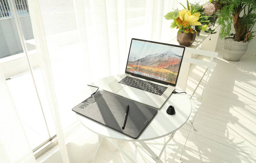 Preisbild für Huion HS610 Grafiktablett, 8192 Druckstufen, Touch-Ring, Android-Unterstützung