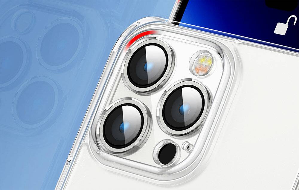 Joyroom JR-14D4 Transparente Schutzhülle für iPhone 14 Pro Max, TPU + PC-2