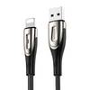 Joyroom S-M411 USB-A auf Lightning Kabel, 3A Ladestrom, 1.2m, Nylongeflecht, Schwarz