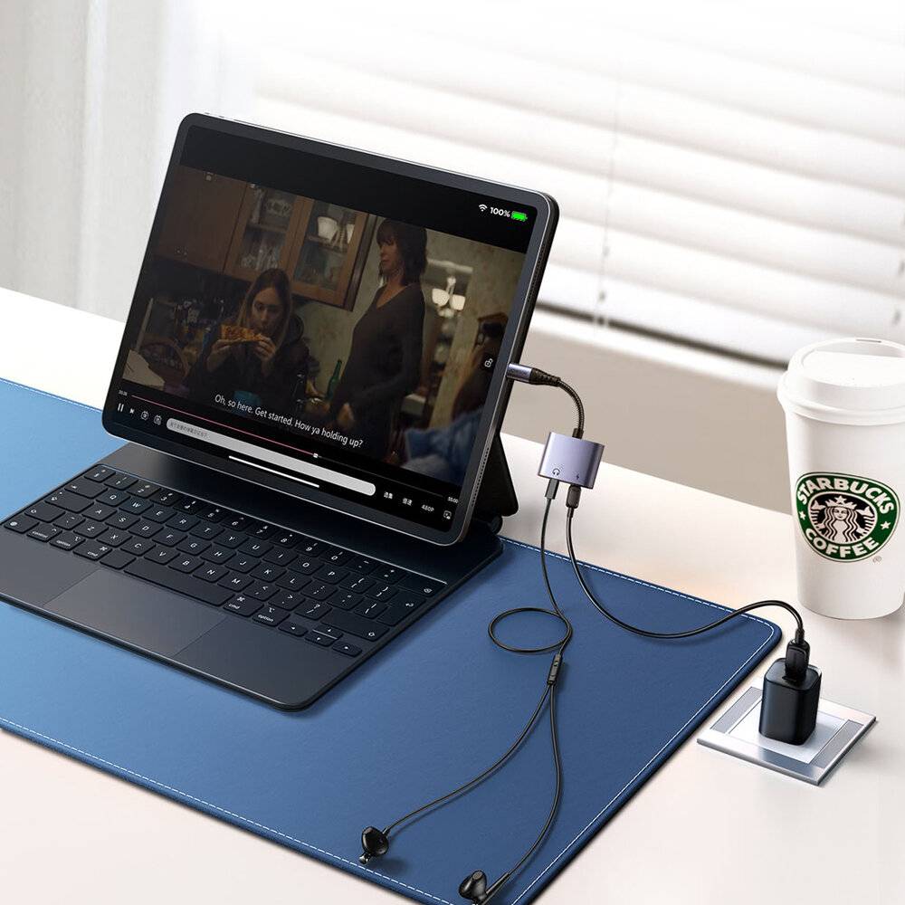 2-in-1 Audio-Adapter Joyroom SY-L02 Lightning auf Double Lightning (schwarz)-2