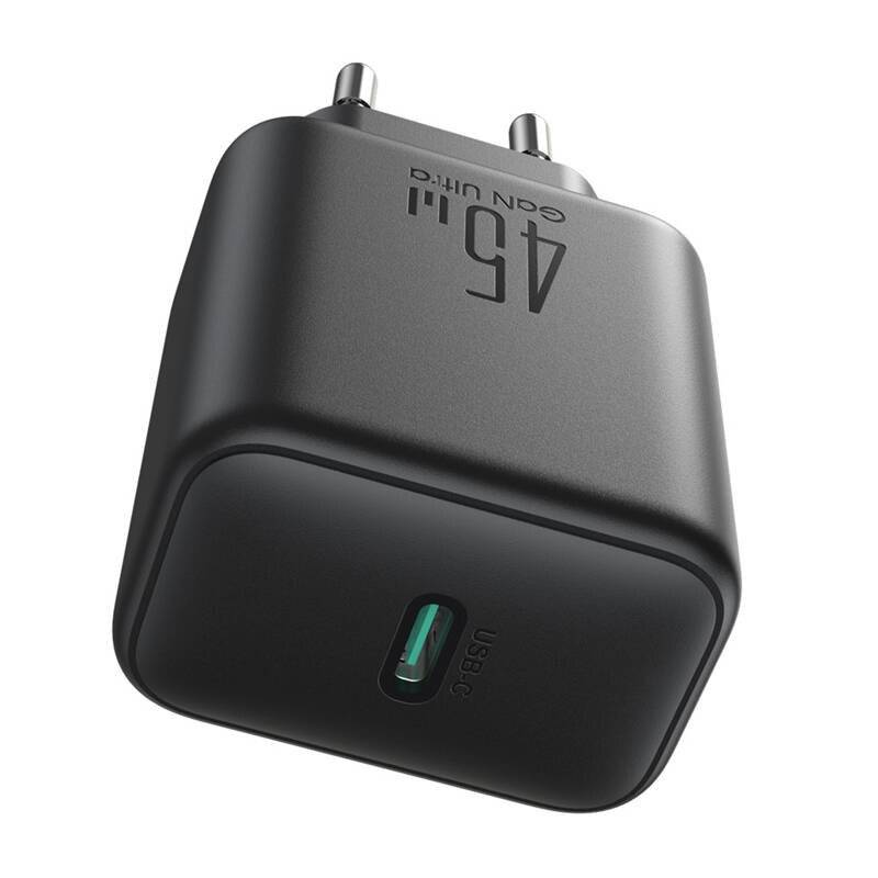 Symbolbild für Joyroom 45W GaN USB-C Ladegerät JR-TCG13, Schnellladegerät mit PPS, Schwarz