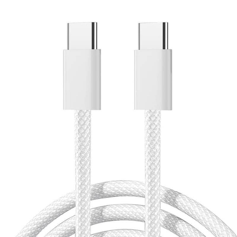 Joyroom S-A45 USB-C auf USB-C Kabel, 60W, geflochten, 1m, weiß