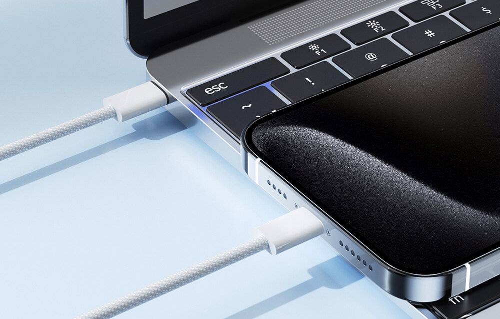 Preisbild für Joyroom S-A45 USB-C auf USB-C Kabel, 60W, geflochten, 1m, weiß