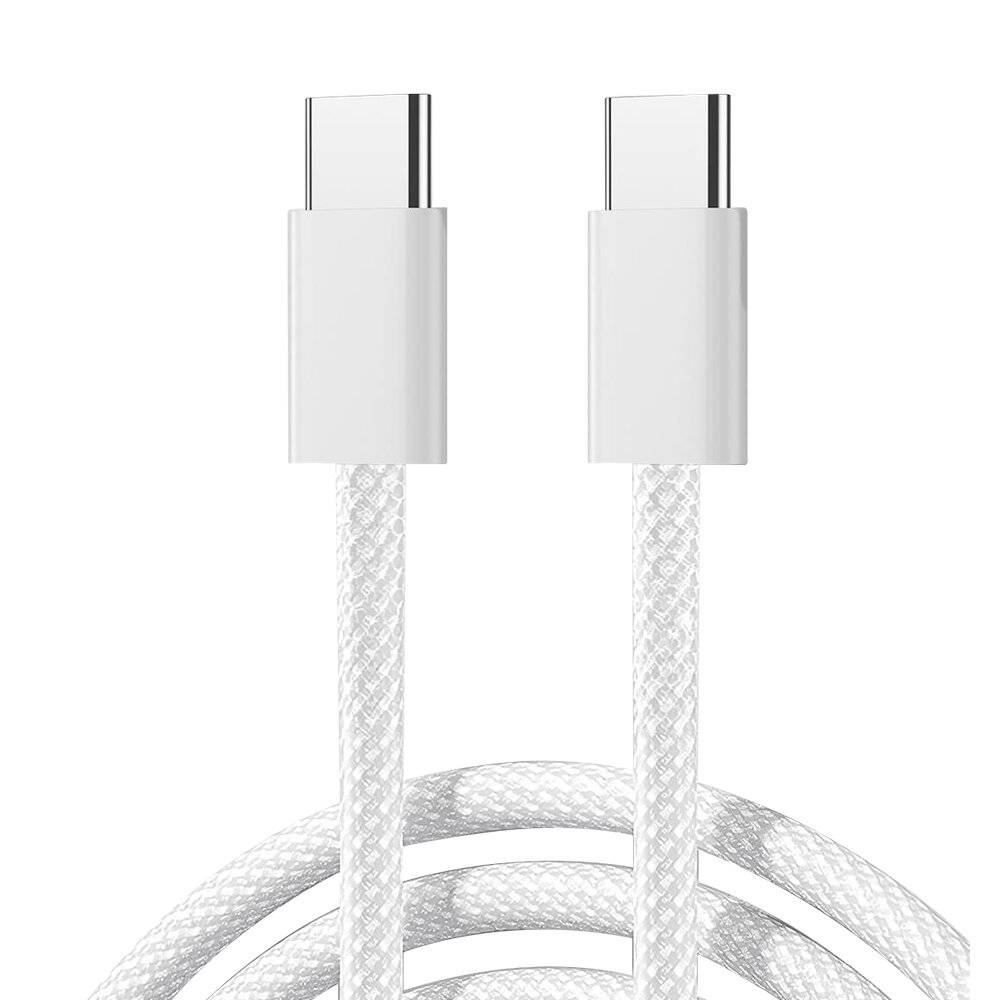 Joyroom S-A45 USB-C auf USB-C Kabel, 60W, geflochten, 1m, weiß-4