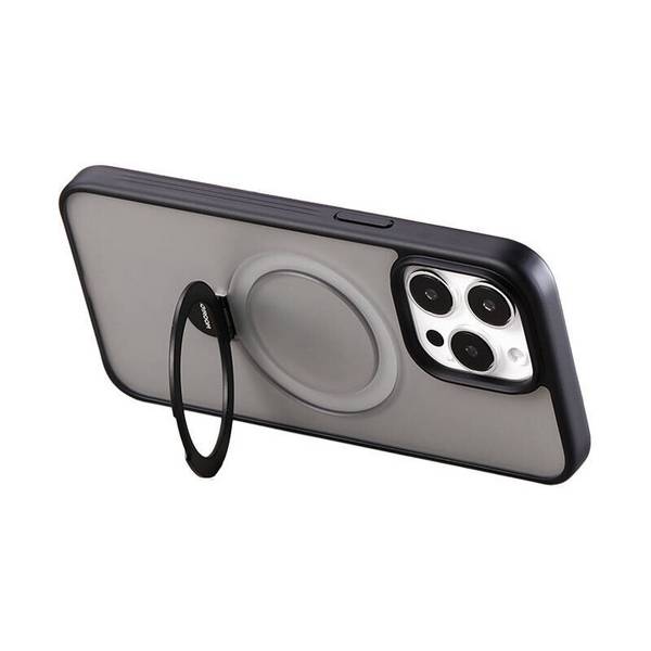 Magnetische Handy-Schutzhülle Joyroom JR-BP004 für iPhone 15 Pro Max (schwarz)