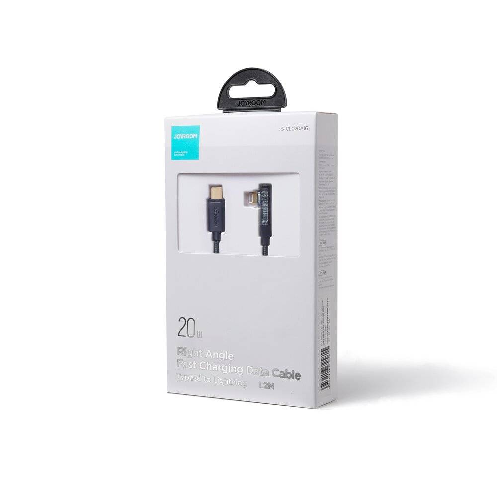 Symbolbild für Joyroom USB-C auf Lightning Winkelkabel, 20W PD, 1.2m, Blau