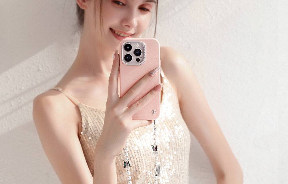 Joyroom - PN-15F2 - Joyroom PN-15F1 Starry Case für iPhone 15 Pro (rosa)-1