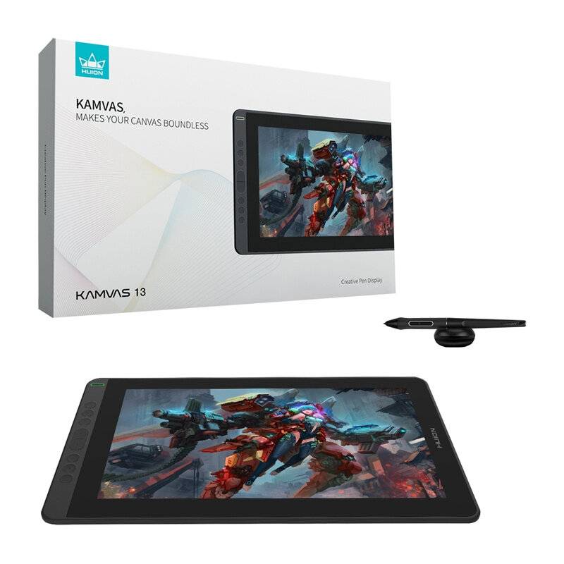 Symbolbild für Huion Kamvas 13 GS1331 Grafiktablett, 13,3" FHD IPS, 8192 Druckstufen, 8 Express-Tasten