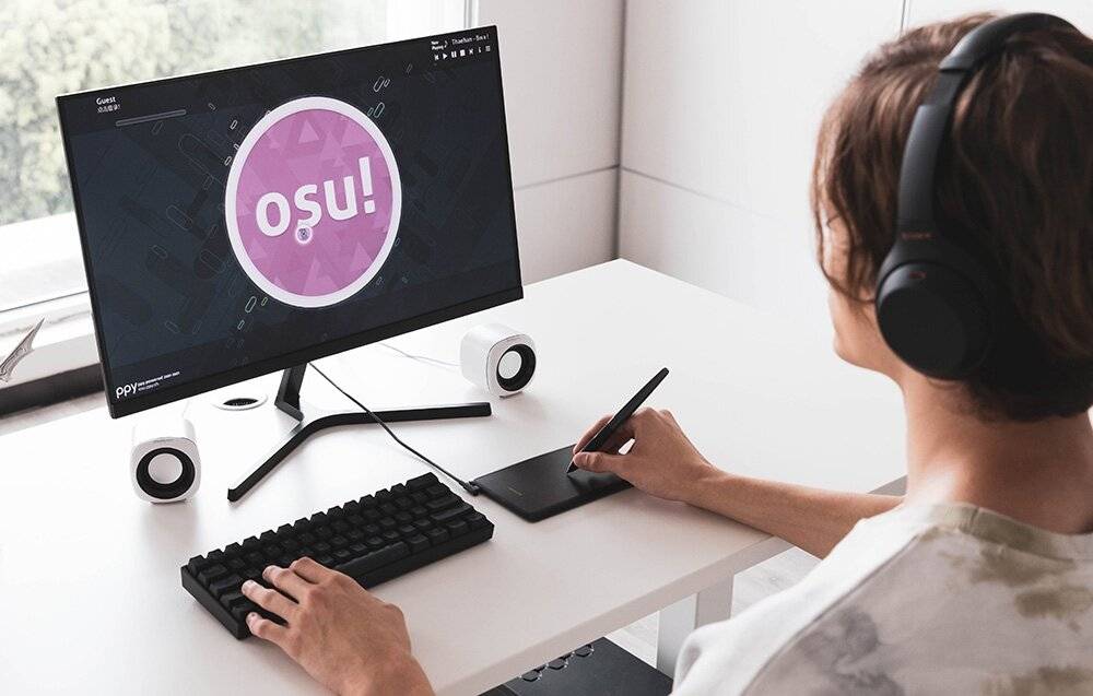 Preisbild für Huion H420X Grafiktablett, 106x66mm Arbeitsfläche, 8192 Druckstufen, USB-C