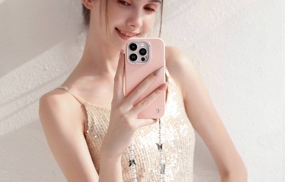 Joyroom PN-15F1 Sternentasche für iPhone 15 Pro Max (rosa)-1