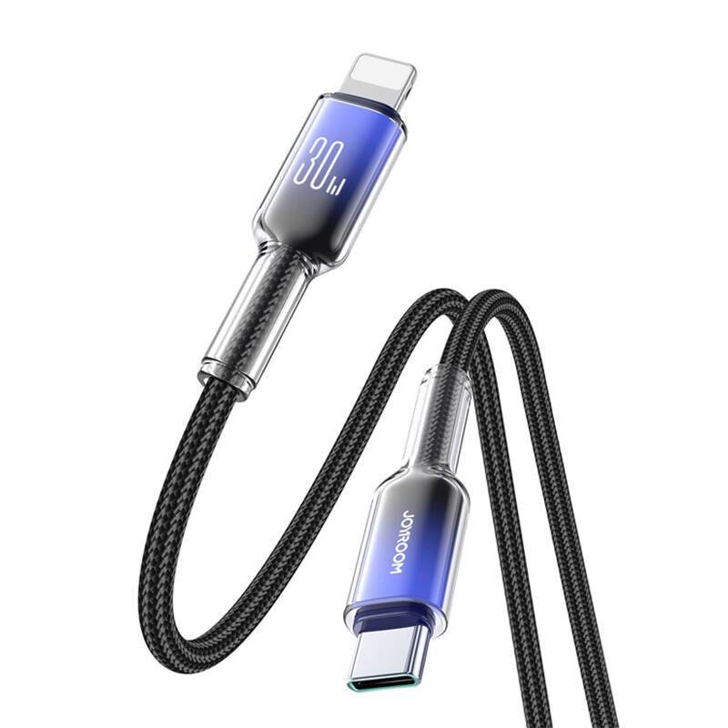 Kabel USB-C Lightning Joyroom S-A42 30W 1.2m czarny-1