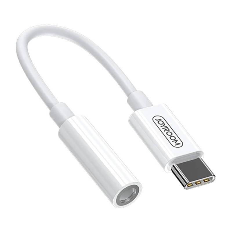 USB-C auf 3,5 mm Klinke Audio-Adapter, Joyroom SH-C1, Weiß-0