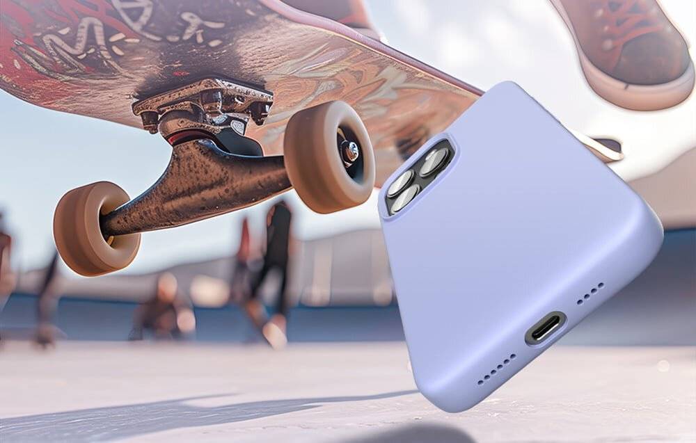 Vention KUFL0-30 Silikonhülle für iPhone 15 Pro (blau)-4