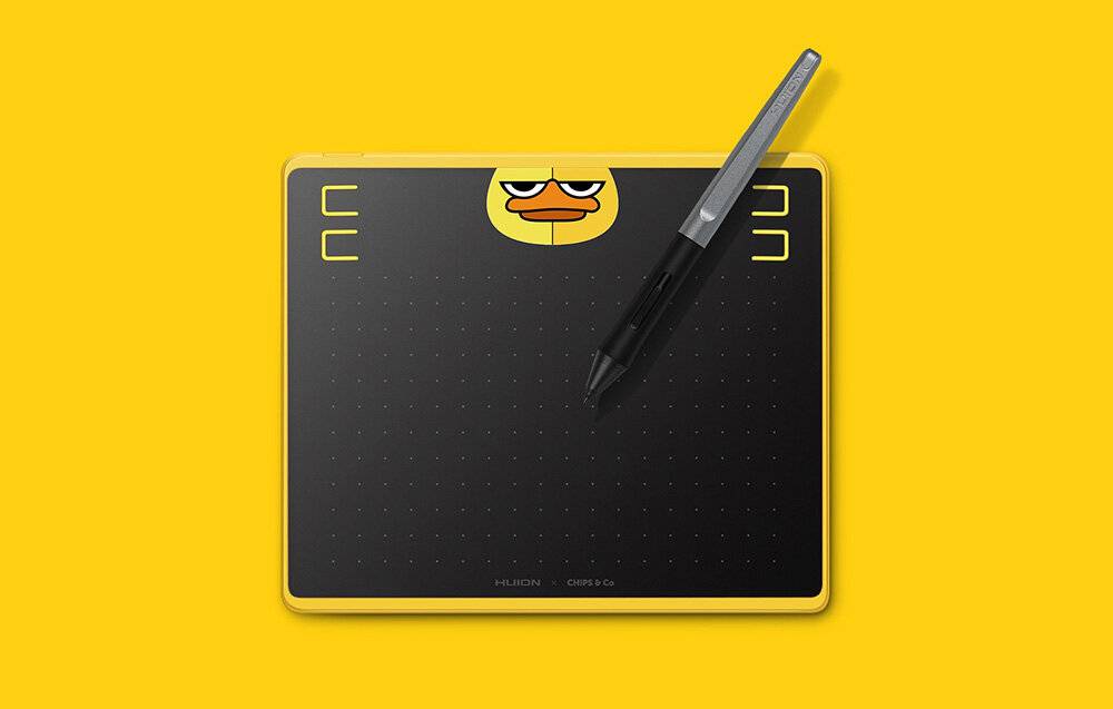 Huion HS64 SE Grafiktablett, 8192 Druckstufen, 160x102 mm Arbeitsfläche, 4 Express-Tasten-5