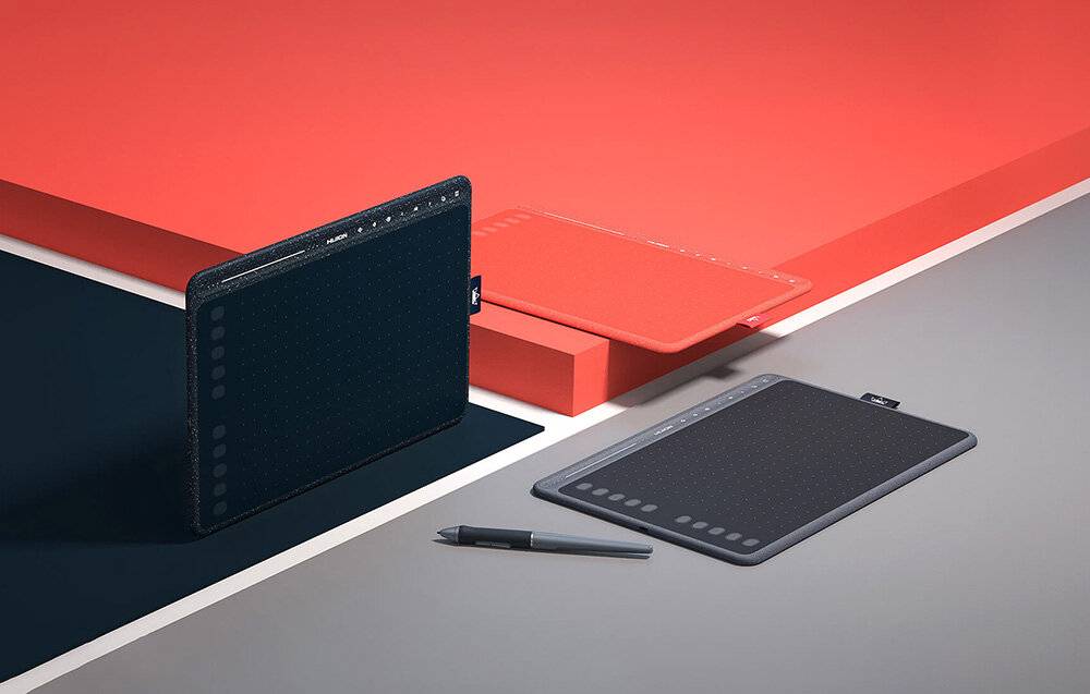 Preisbild für Huion HS611 Grafiktablett, 8192 Druckstufen, 10 Tasten, Media Bar, USB-C
