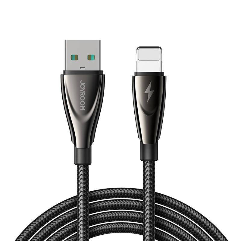 Joyroom SA31-AL3 USB-A auf Lightning Lade- und Datenkabel, 3A, 1,2m, Schwarz