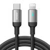 Joyroom USB-C auf Lightning Kabel, 20W PD, 1,2m, Nylongeflecht, Schwarz