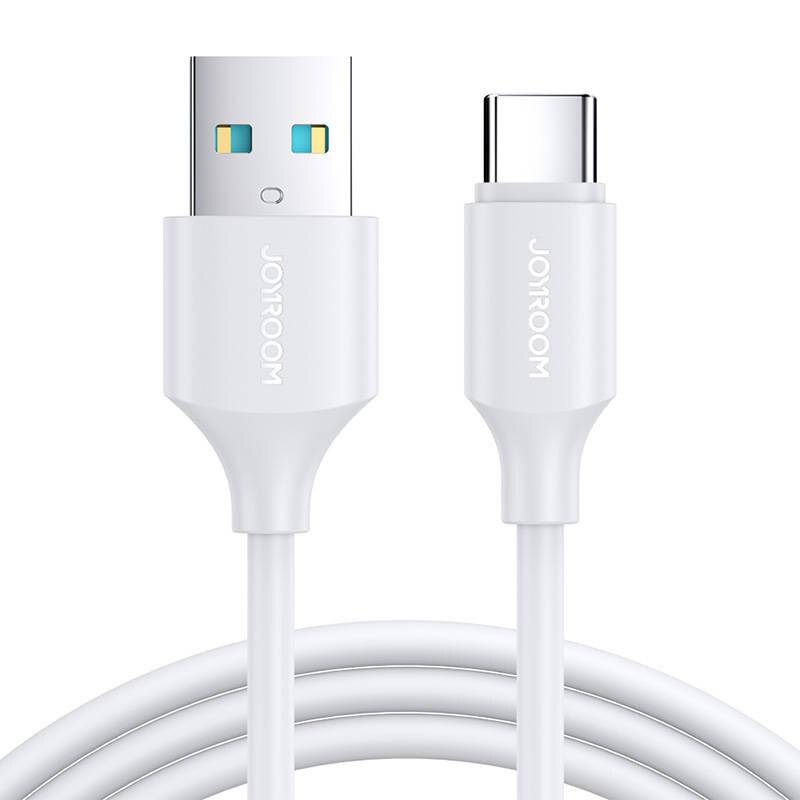 Joyroom USB-A auf USB-C Kabel, 3A, 480 Mbit/s, PVC, 1 m, Weiß-0