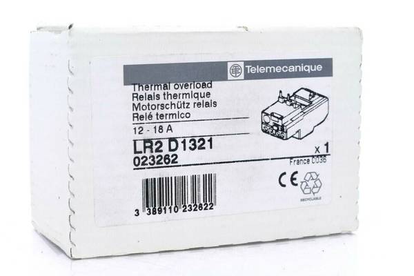 Telemecanique LR2D1321 Motorschutz-Relais 12-18A | 023262