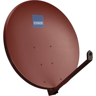 Schwaiger SPI1000.2 SAT Antenne 97 cm Reflektormaterial: Aluminium Ziegel-Rot