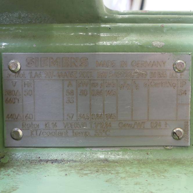 Siemens Drehstrommotor (1LA6 207-4AA76Z 200L)-1