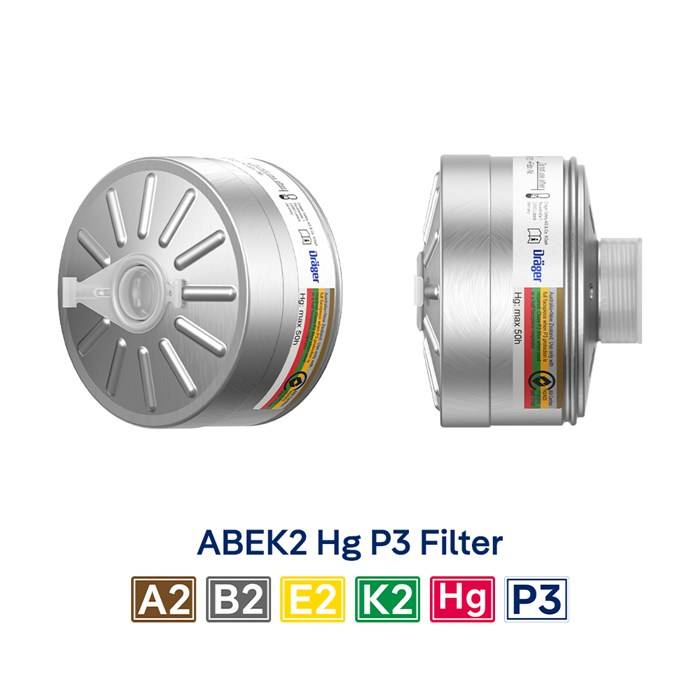Dräger Atemschutzmaske Vollmaske X-plore 6300 mit A2B2E2K2 P3 R D Hg Masken Set mit viel Zubehör-2