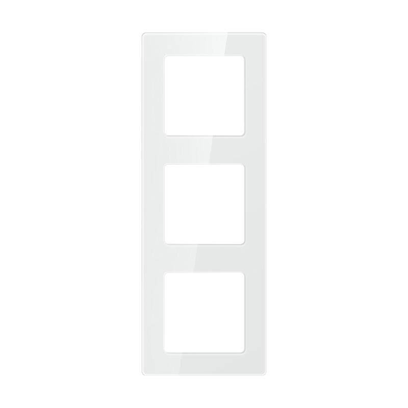 Dreifach-Rahmensteckdose Avatto N-TS10-Frame-W3 (weiß)-0