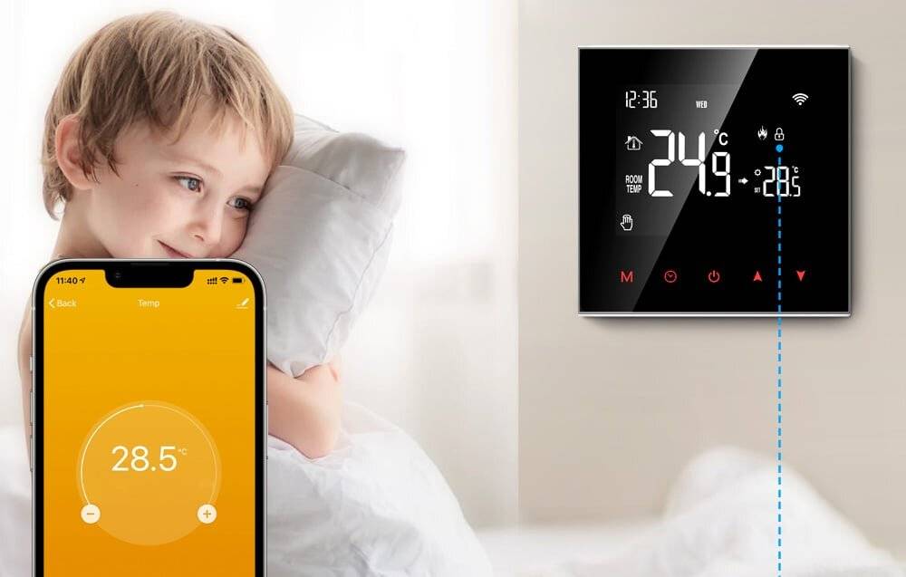 Avatto WT100 3A Wi-Fi TUYA Smart Boiler Thermostat-3