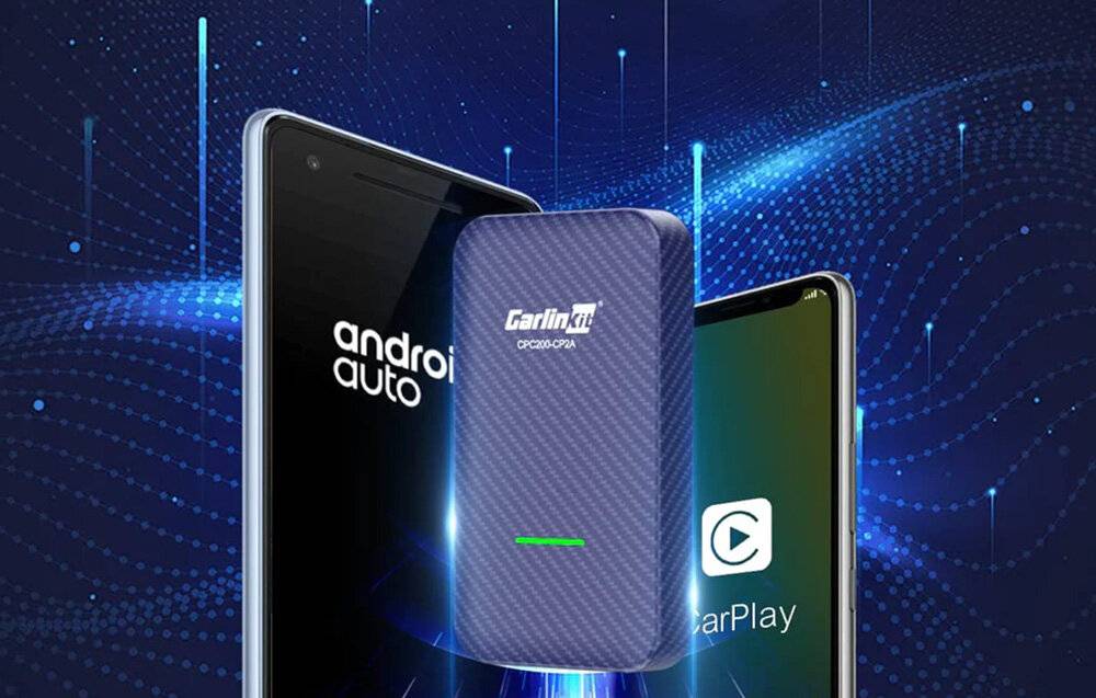 Carlinkit CP2A Funkadapter Apple Carplay/Android Auto (blau)-2