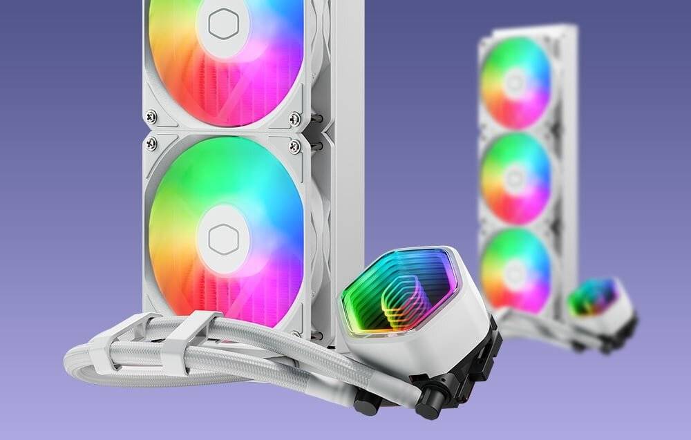 Symbolbild für Cooler Master MasterLiquid 360Core II ARGB White