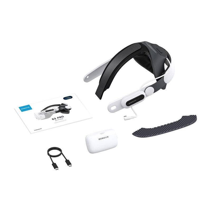 BOBOVR E3 Pro Akku-Entlastungsgurt für Meta Quest 3/3s, 10.000mAh, B100 Hot-Swap-2