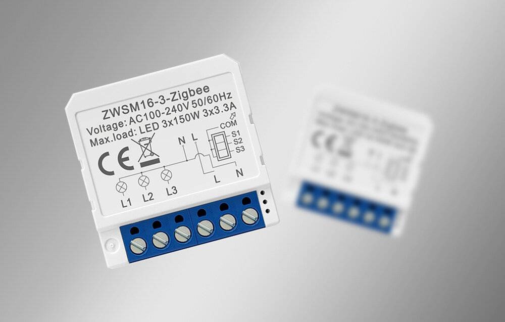 Smart Switch Modul ZigBee Avatto ZWSM16-W3 TUYA-4