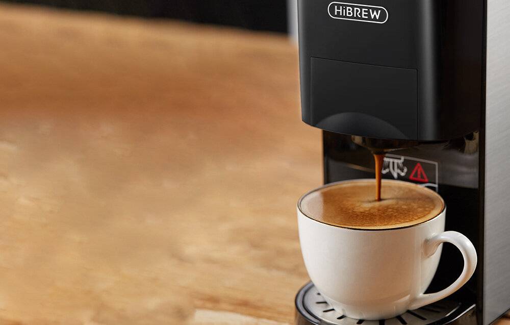 4-in-1 Kapsel-Kaffeemaschine 1450W HiBREW H3A-4