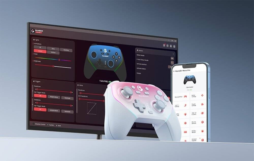 GameSir - GameSir-T4n Pro PK - GameSir SuperNova T4n Pro Wireless Controller (rosa)-3