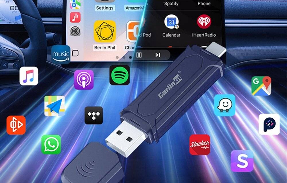 Preisbild für Carlinkit - MINI PRO - Carlinkit MINI PRO Carplay/Android Auto Wireless Adapter