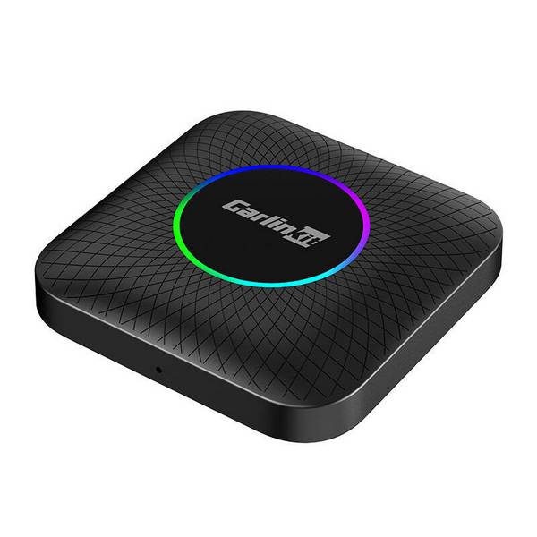 Carlinkit - TBOX PLUS LED 4+64 - Carlinkit TBOX PLUS LED Wireless Adapter, 8G/128G, Apple Carplay/Android Auto (schwarz)
