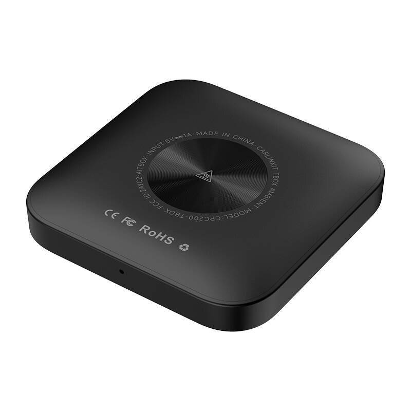 Symbolbild für Carlinkit - TBOX PLUS LED 4+64 - Carlinkit TBOX PLUS LED Wireless Adapter, 8G/128G, Apple Carplay/Android Auto (schwarz)