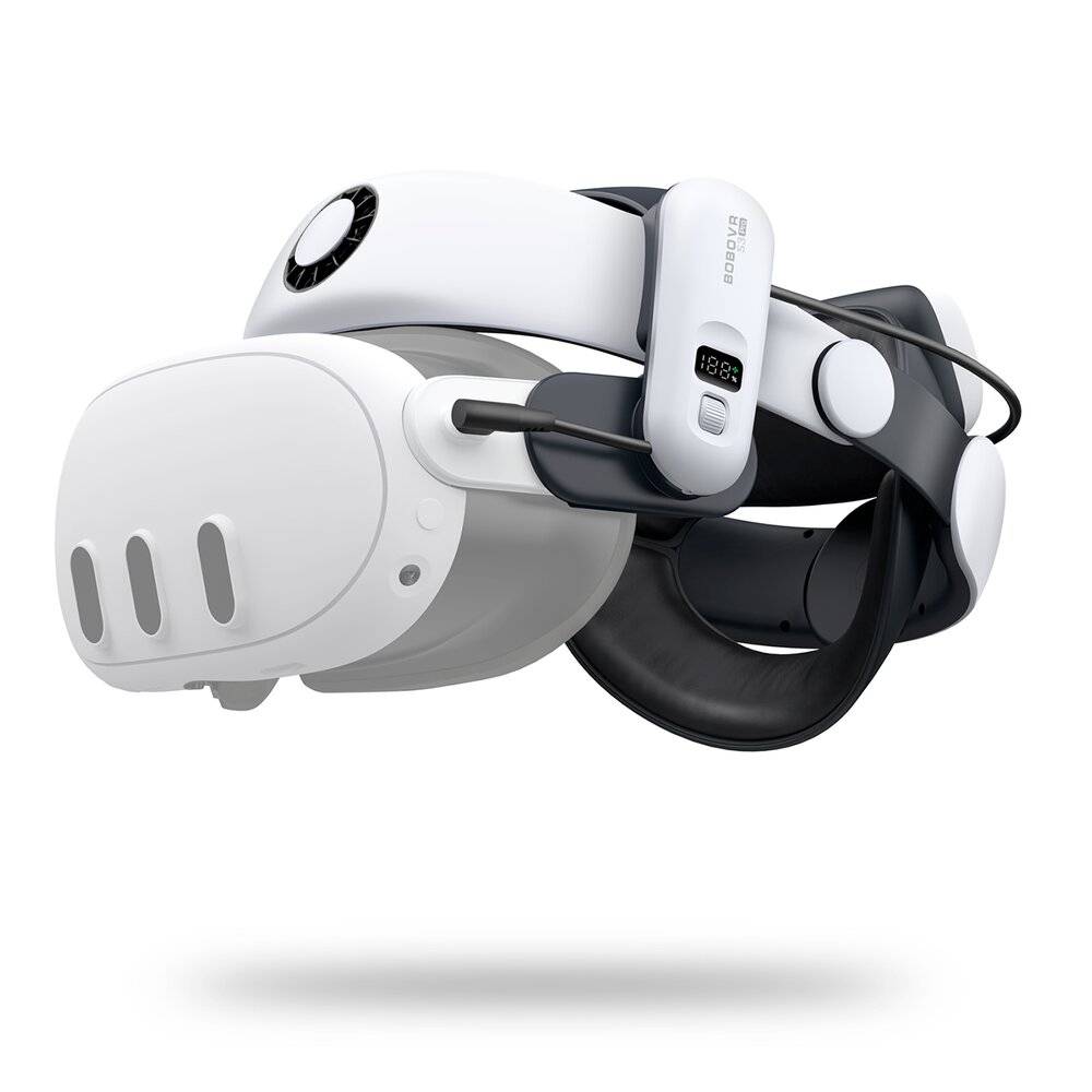 BOBOVR S3 PRO Akku-Kopfband für Meta Quest 3 / 3S, 10.000 mAh, integrierte Belüftung-4