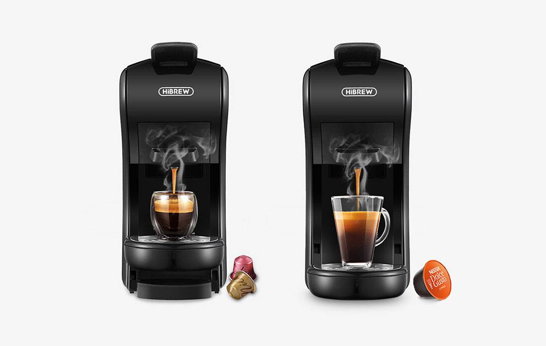 Preisbild für 3-in-1 Kapsel-Kaffeemaschine HiBREW H1A 1450W