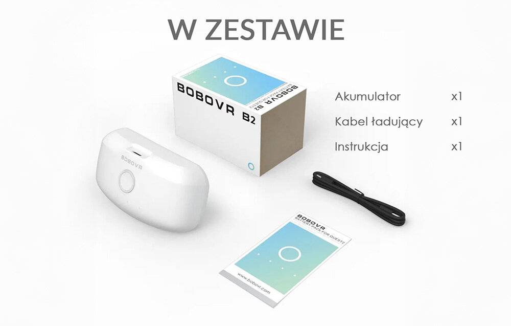 Preisbild für BoboVR B2 Zusatzakku für VR-Headsets, 5200 mAh, magnetisch, 140g, für M1/M2/M3 Serie