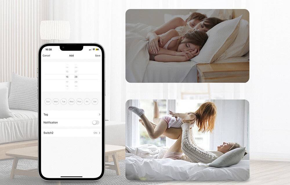 Preisbild für Intelligenter Steckdosenschalter WiFi Avatto DMS16-2 TUYA