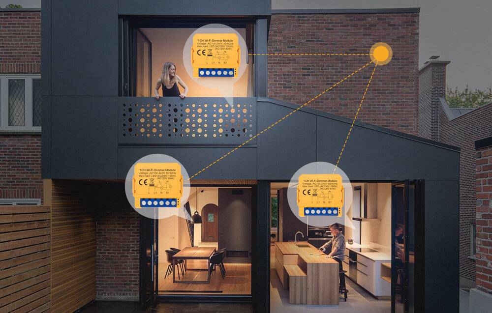 Symbolbild für Intelligenter Steckdosenschalter WiFi Avatto DMS16-2 TUYA