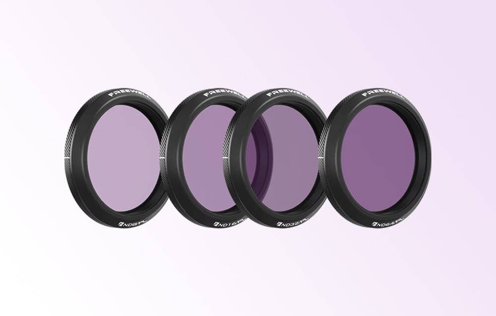 Freewell Satz von 4 ND/PL-Filtern für DJI Osmo Action 5 Pro-1