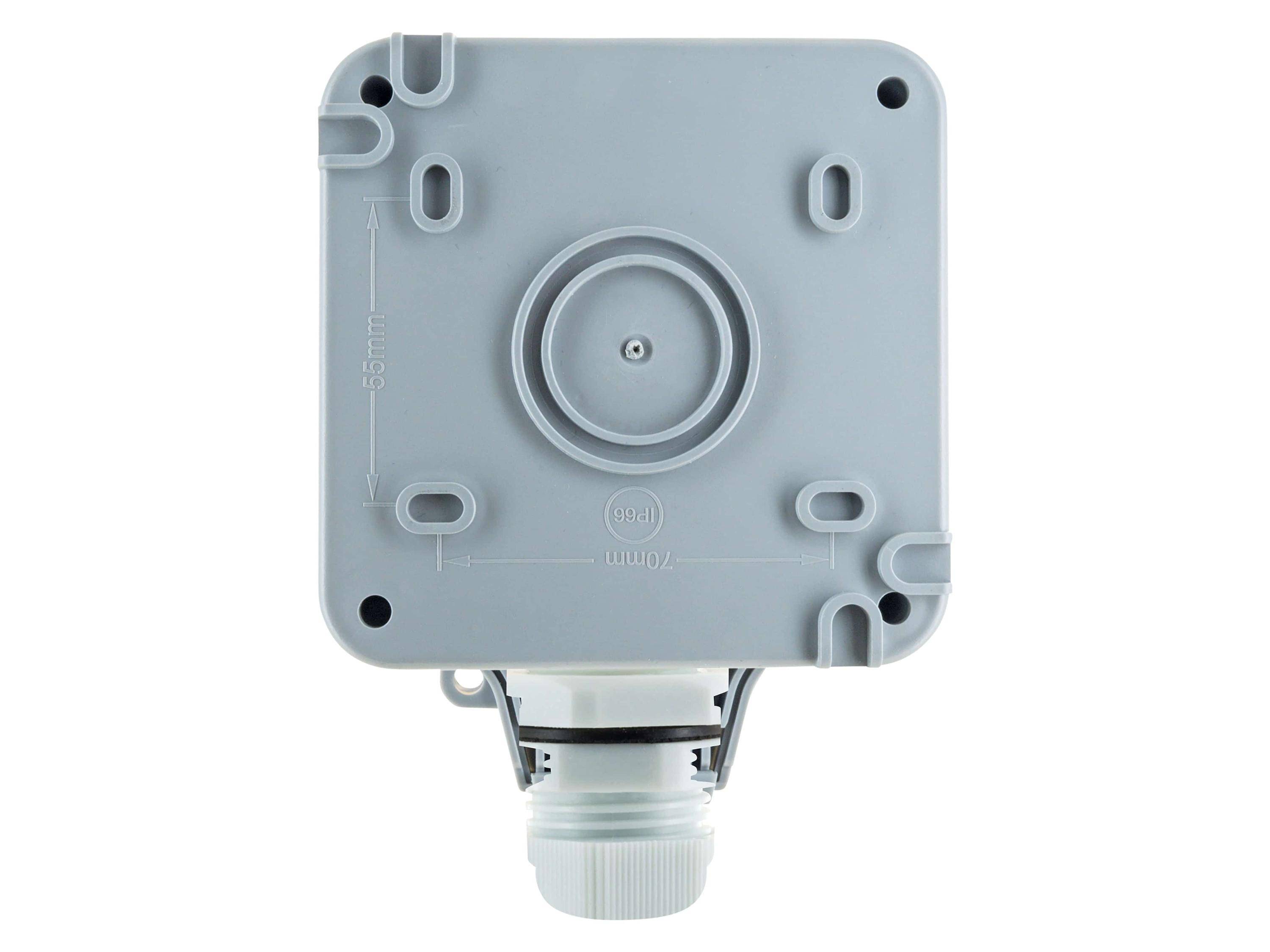Schwaiger outdoor socket IP66 1-gang Schuko flush-mounted socket-4