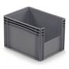 RAJAPACK Eurobox mit halbhoher Öffnung, 100 % recycelt 400 x 300 x 270 mm